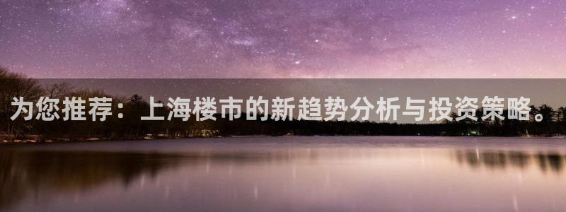 风暴娱乐：为您推荐：上海楼市的新趋势分析与投资策略。