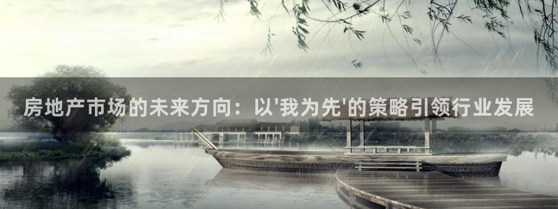 风暴娱乐乃六七五一38：房地产市场的未来方向：以\'我为先\