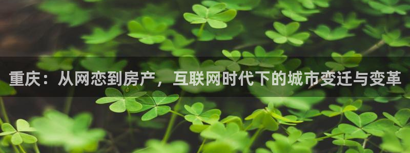 风暴娱乐记：重庆：从网恋到房产，互联网时代下的城市变迁与变革