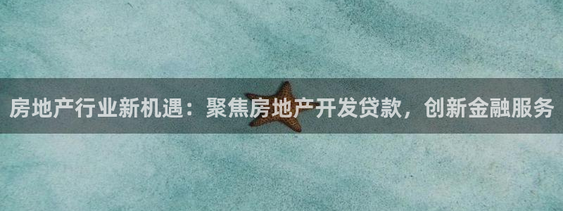 风暴娱乐派对：房地产行业新机遇：聚焦房地产开发贷款，创新金融