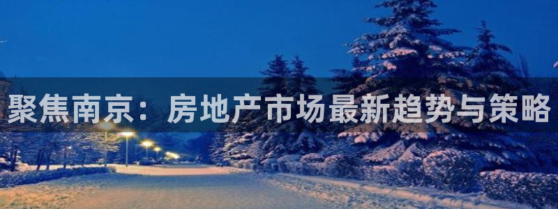 风暴娱乐线路：聚焦南京：房地产市场最新趋势与策略