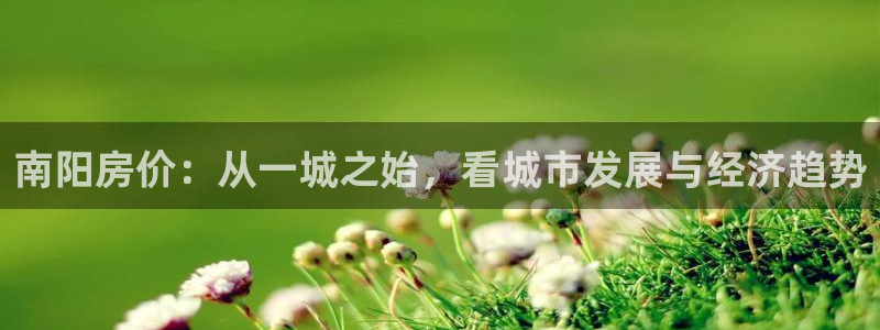 风暴娱乐线路：南阳房价：从一城之始，看城市发展与经济趋势