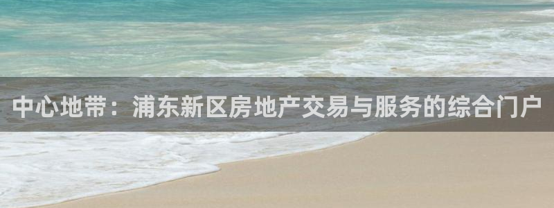 注册风暴娱乐：中心地带：浦东新区房地产交易与服务的综合门户